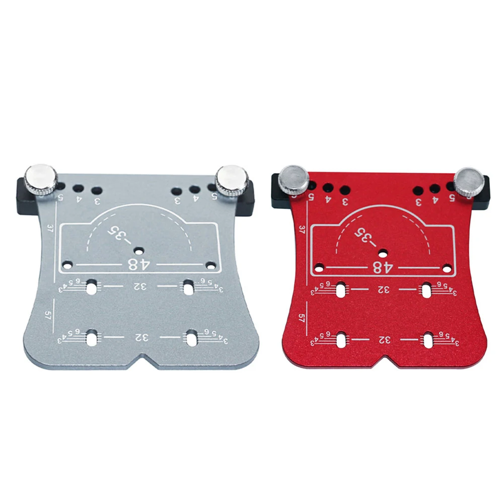 Aluminum Alloy Drill Hinge Hole Opener Long-Lasting Material Quick Locating Limit Frame Strong And Sturdy Tool