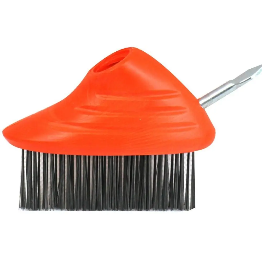 Adjustable Handle Weed Remover Tool 3 In 1 2 Brush Head Weeding Brush Manual Crevice Replaceable Brush Heads Gardening Tool