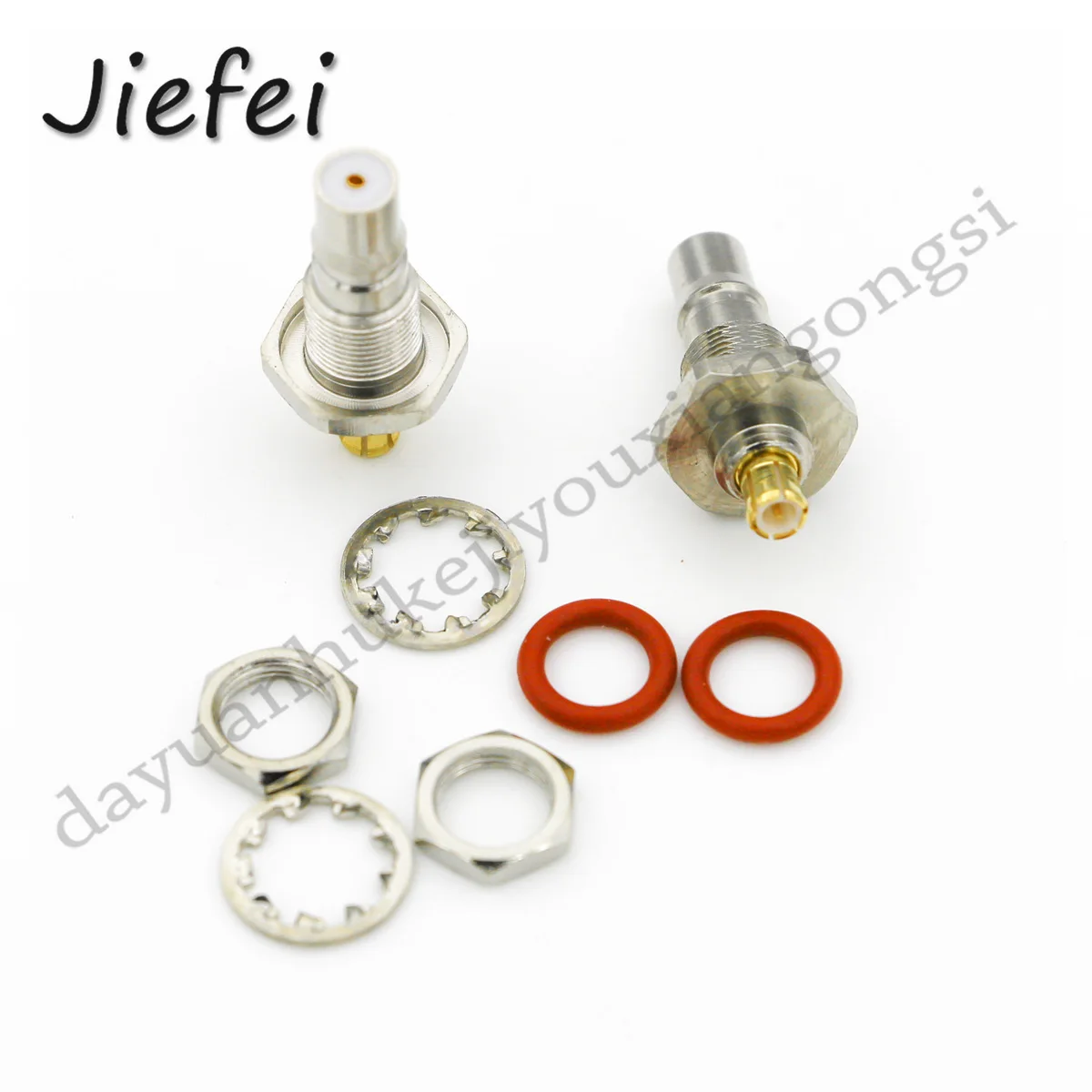 Imagem -02 - Conector Coaxial rf Reto Impermeável Mcx Macho para Qma Fêmea de Alta Qualidade Novo 50200 Pcs