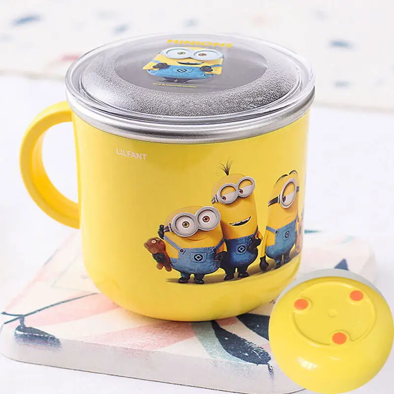 

Cartoon Minions Series Children's 210ml 304 Stainless Steel Mug Breakfast Water Cup Gift Set
