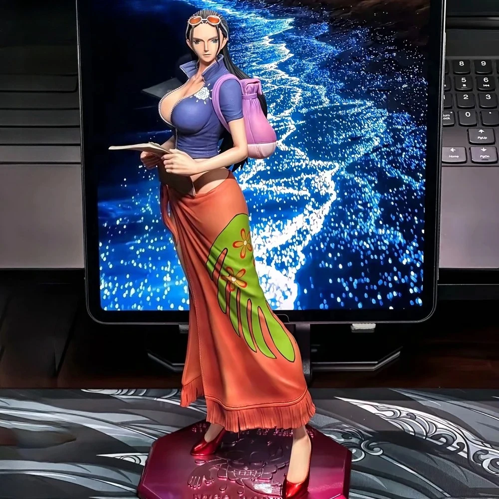 

Фигурка аниме-персонажа Нико Робин из ONE PIECE, 27 см/10,63 дюйма, статуэтка из ПВХ, настольное украшение, коллекционная модель, игрушка, подарок