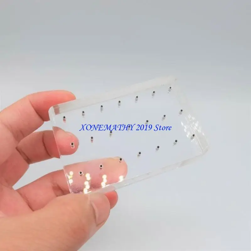 

F42F Jewelry Display Stand Clear Body Jewelry Rack Piercing Jewelry Display Stand