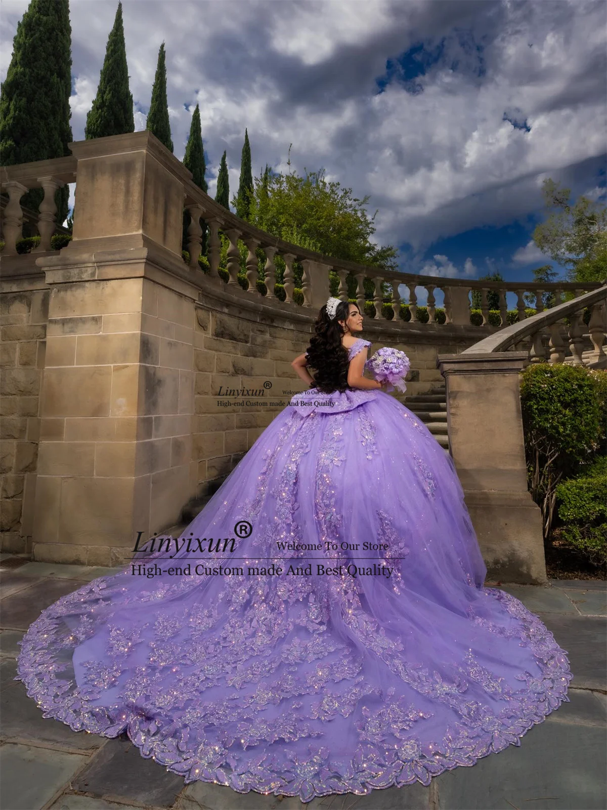 エレガントな 3D フロアアプリケレースキンセアニェーラドレスメキシココルセット Vestido De 15 Anos カスタマイズされたプリンセス誕生日スイート 16 ガウン