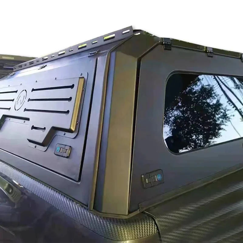 Auto Parts Waterproof Steel High Hardtop Truck Canopy Bed Cover For Pickup