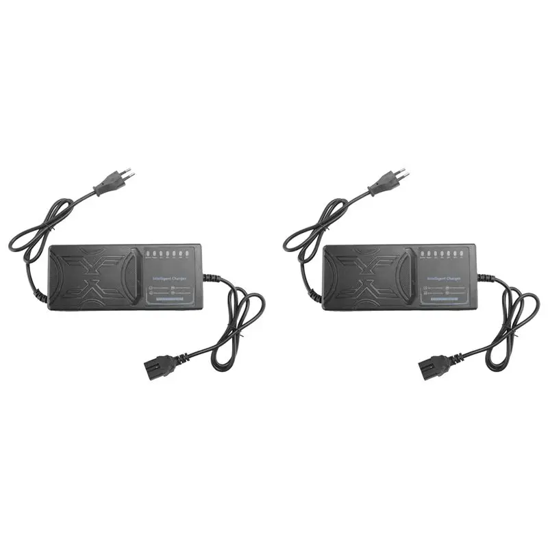 

2X 60В 20Ач Аккумулятор для электромобиля с 7-сегментным дисплеем, индикатором заряда, защитой от утечки тока/полной импульсной зарядкой, вилка стандарта ЕС