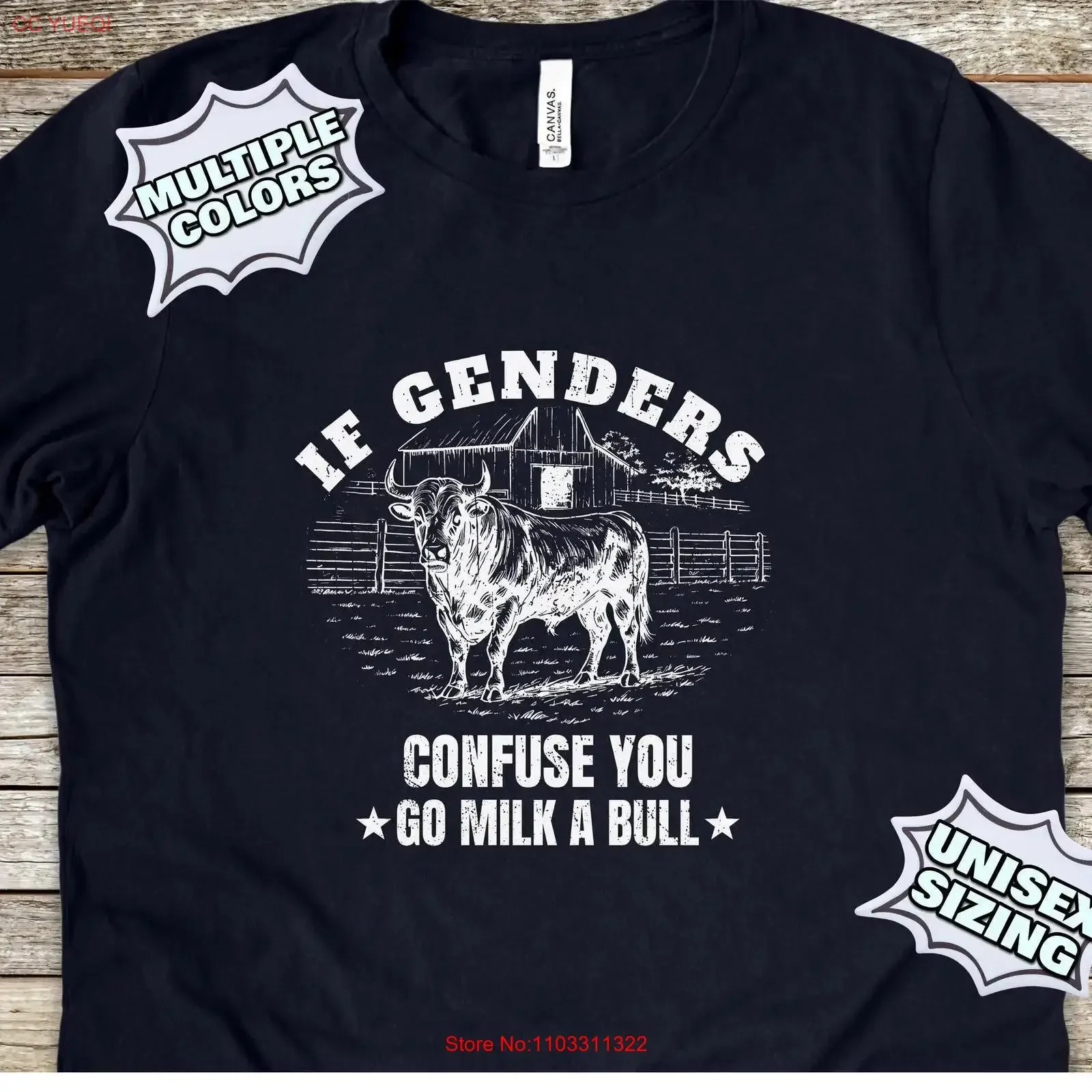 Si le genre vous confuse, laissez-vous séduire par un t-shirt amusant anti-libéral, progressif pour les conservateurs, à la droite, vintage, légèrement délavé.