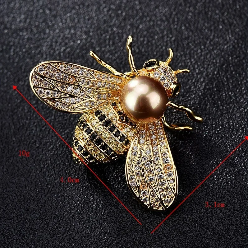 Brooch Senior Sense of High-end Creative High-end Animal Bee Clothing Women Selling All Corsage Pin Accessories Wholesale