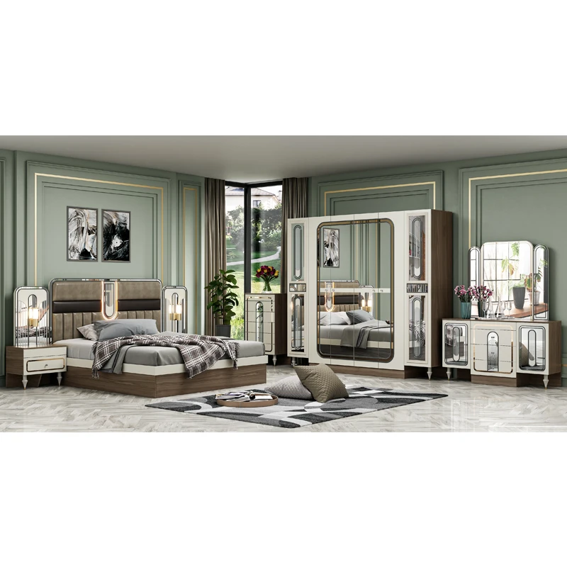 Modern White Furniture Suite Bedroom Wooden Suite