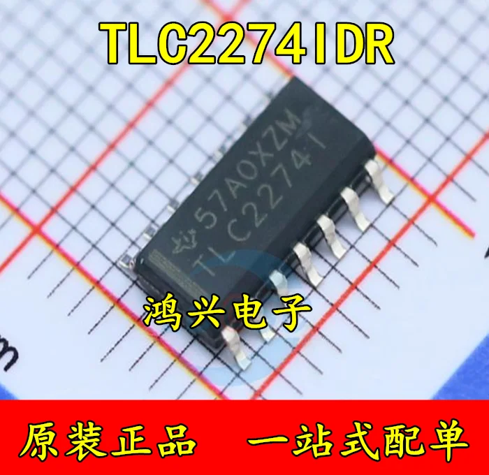 

30pcs original new 30pcs original new TLC2274AIDR SOIC-14 rail-to-rail four-channel operational amplifier chip