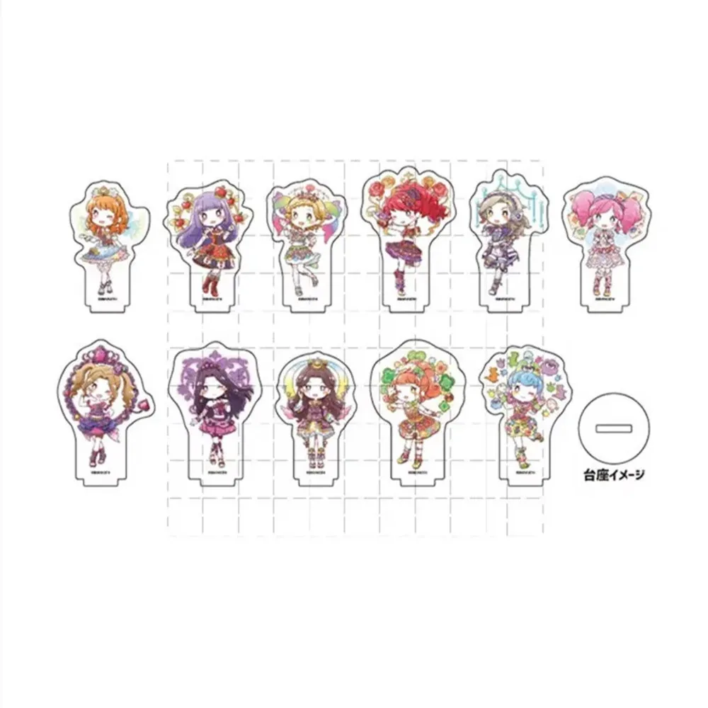 Game Anime Sumire Kaede Mizuki Ichigo Akayi Ran Acrylic Stand Doll Mini Figure Model Plate Cosplay Toy For Gift