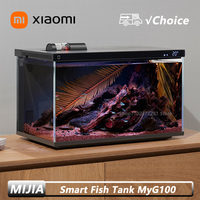 NEW Xiaomi Mijia Smart Fish Tank 20L Work With Mijia APP Mobile controlled remote feeding Smart Lighting System Light Aquarium