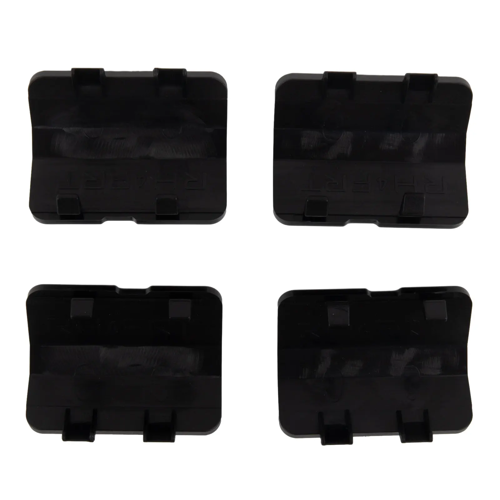 

8 Pcs Black Roof Rack Rail End Protective Cover Shell Cap Plastic For Hyundai Tucson 2004 - 2008 Exterior Parts Roof Racks Boxes