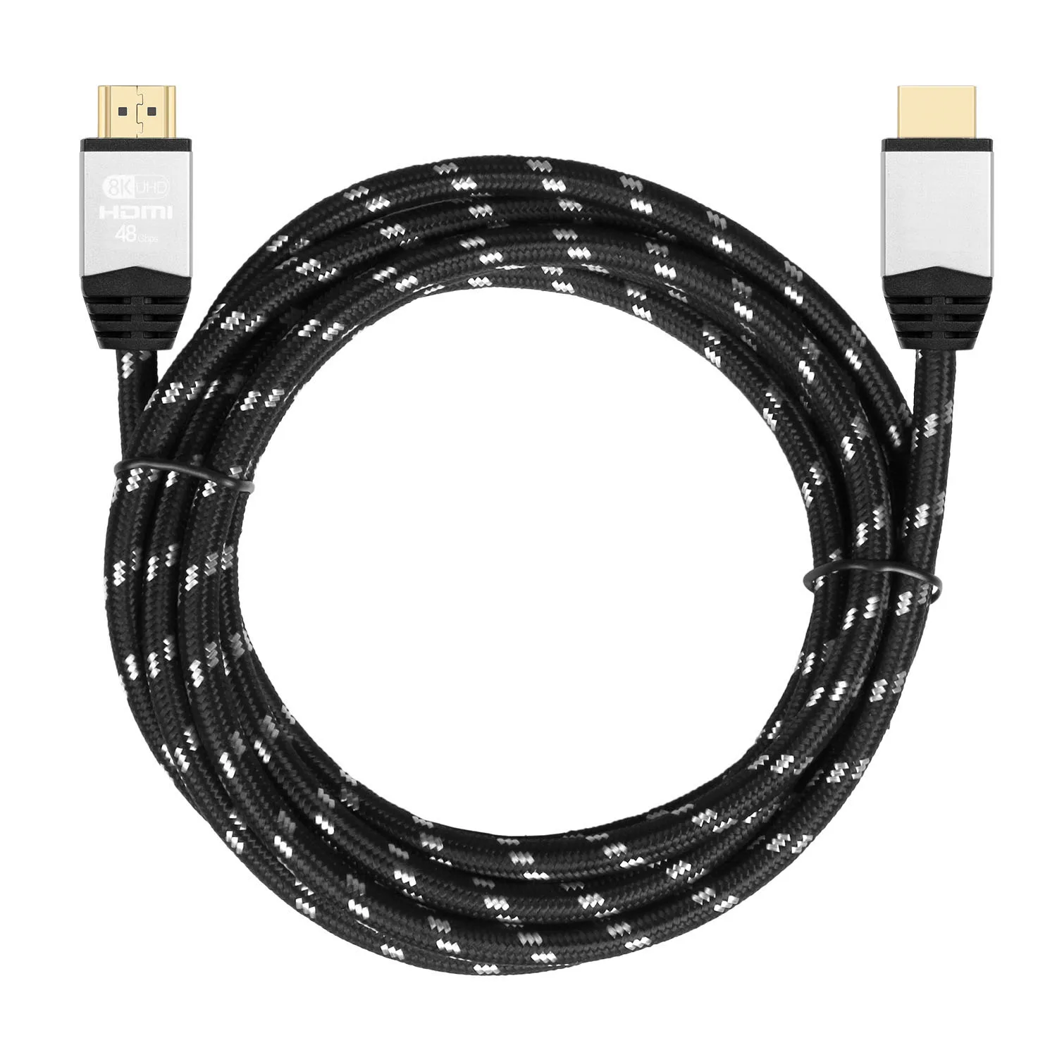 8K 4K HDMI Cable 1.5m High Speed Braided HDMI To HDMI 2.1 Cord Supports 8K@60Hz 4K@120Hz 144Hz 48Gbps for TV/PS5/HDTV/Blu-ray