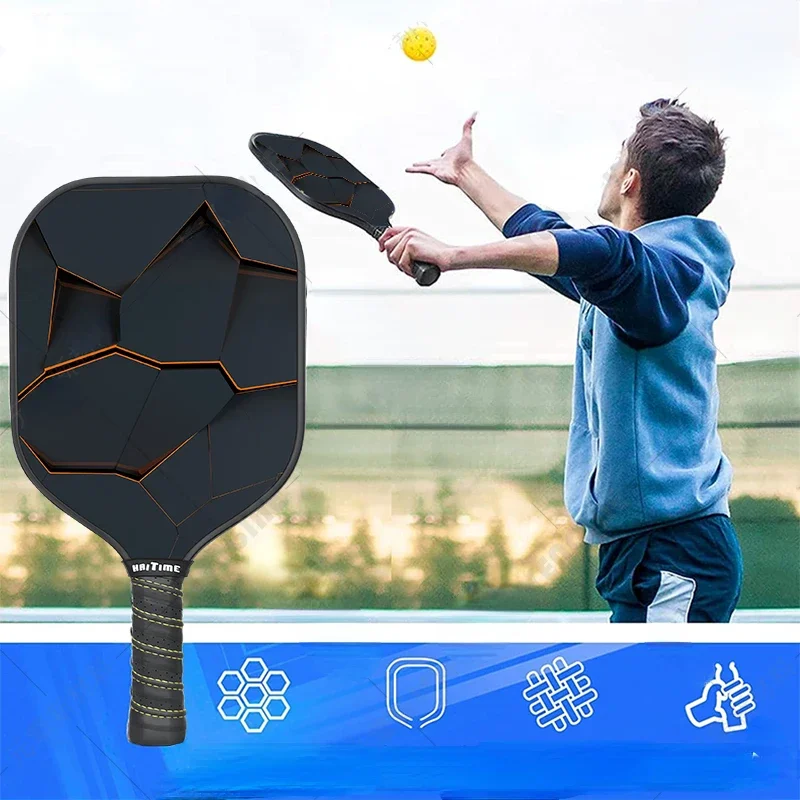 Carbon Fiber Pickleball Paddle  Multi-Color Optional Training Racket Ideal for Outdoor Racquet Sports and Pickleball Accessories