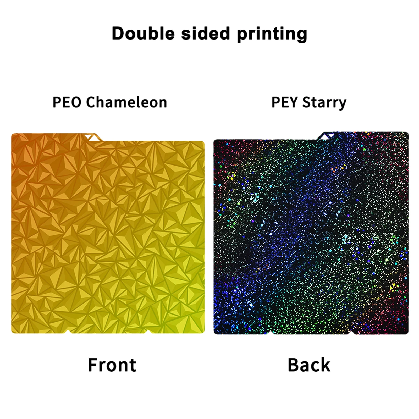 For Anycubic Kobra S1 Plate Pei Sheet 264x276mm Textured Kobra X Combo Build Plate Double Sided PEO PET Kobra S1C build Plate image 3