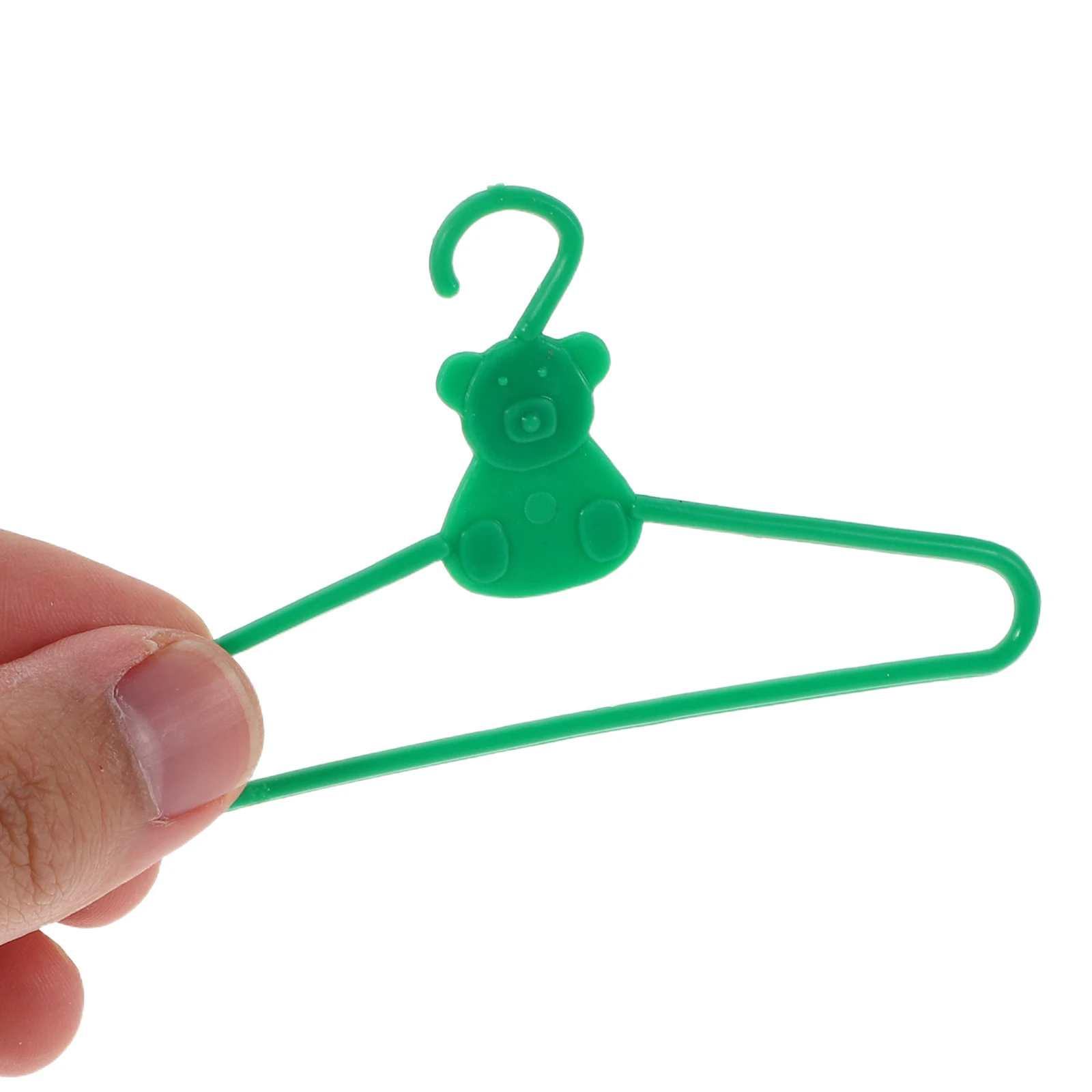 

100Pcs Mini Plastic Dress Hangers for Clothes Organizer Wardrobe Holder Dresses Accessories 3.54x2.04 Inch