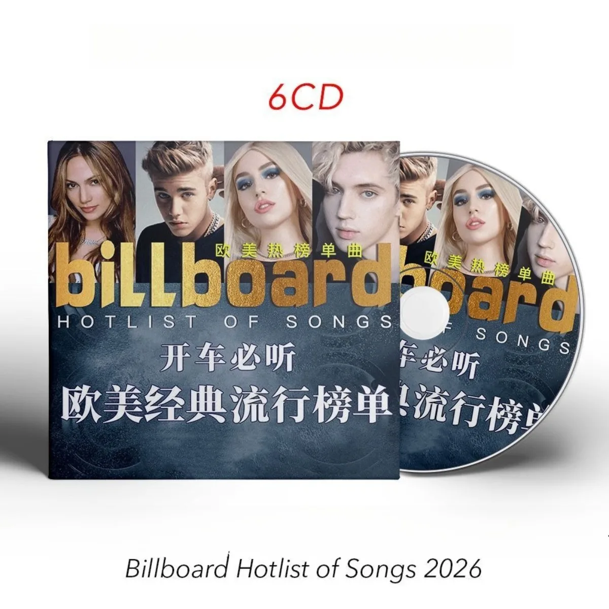 

Billboard Hotlist of Songs – Timeless Western Pop Chart Hits for Car Rides Compilation CD Only Version Music Collectible