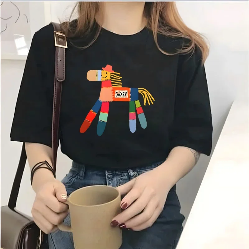 

Женская футболка больших размеров, одежда с короткими рукавами и графикой, свободный и повседневный, мягкий и удобный, дышащий, для занятий спортом на открытом воздухе