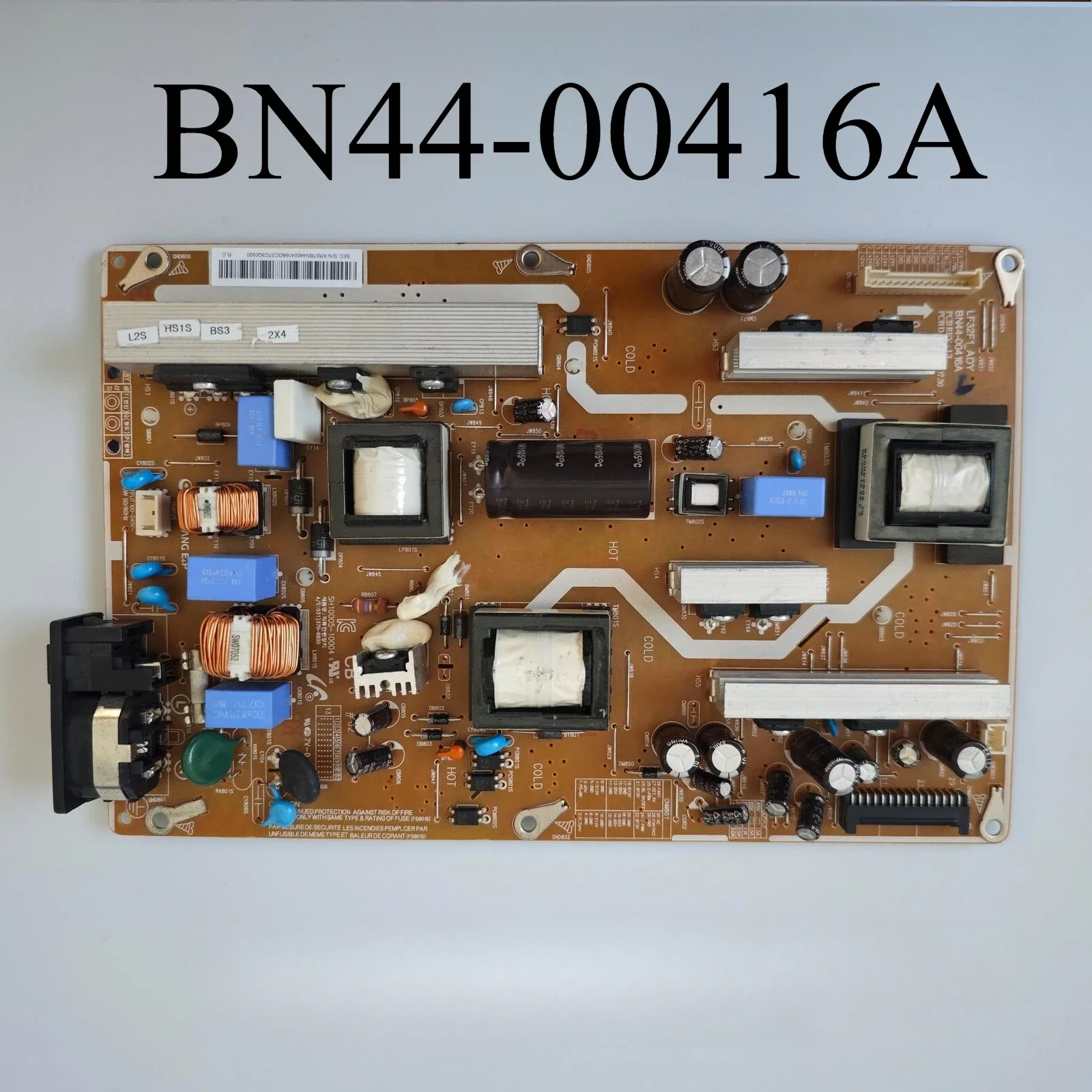 

BN44-00416A LF32F1_ADY Power Supply Board is for LH32CRSMBC/ZA LH32CRTMBC/ZA LH32HBPLBC/ZA LH32HBTLBC/ZA TV