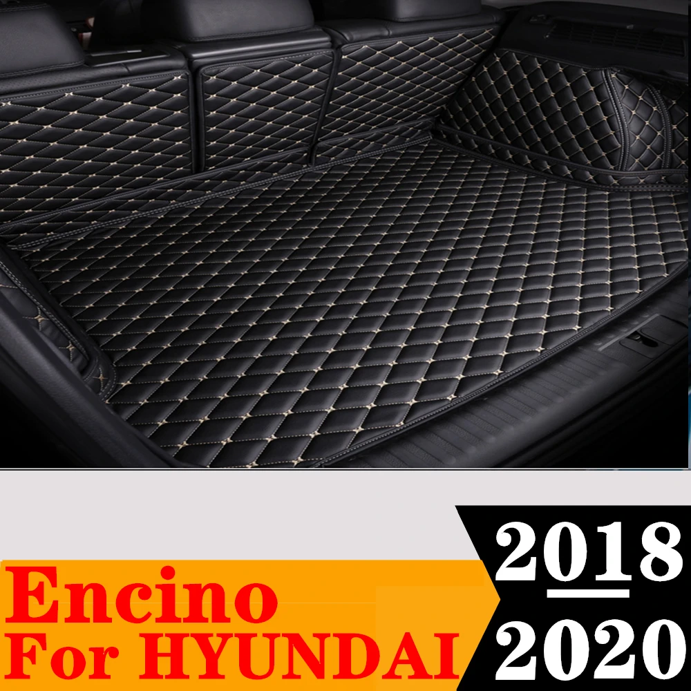 

Полный Комплект ковриков для багажника автомобиля на заказ для HYUNDAI Encino 2020 2019 2018, задний коврик для груза, поднос для багажника, коврик для багажа, автомобильные ковровые детали