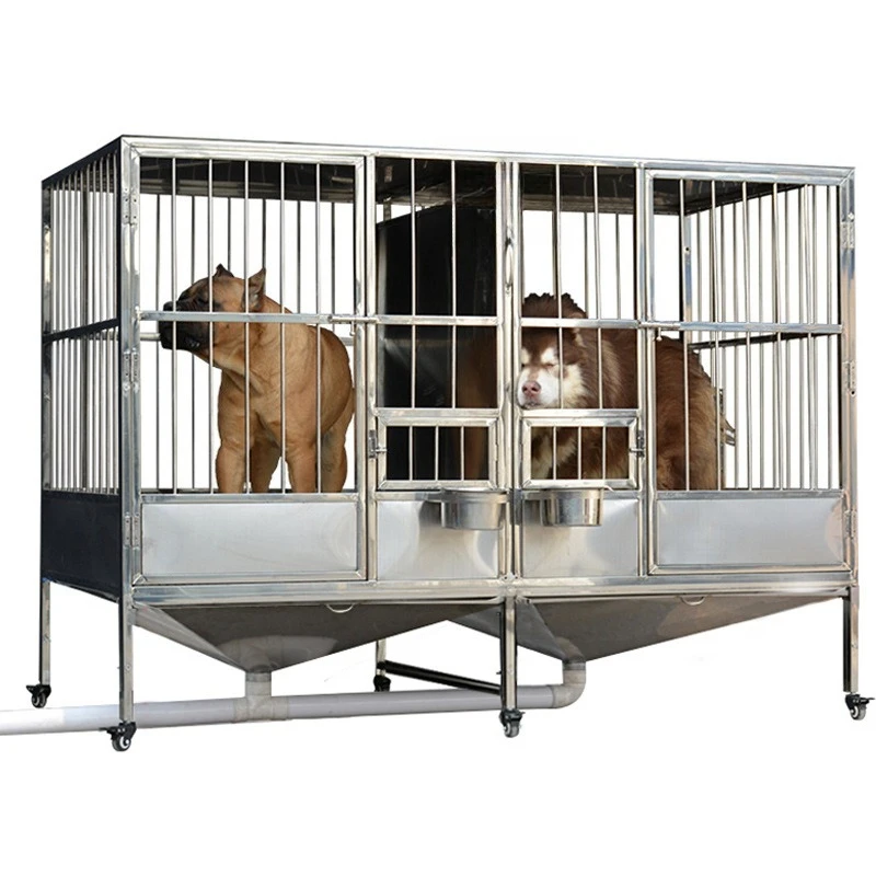 

Steel dog cage medium-sized dog outdoor rainproof 304 bold reinforcement