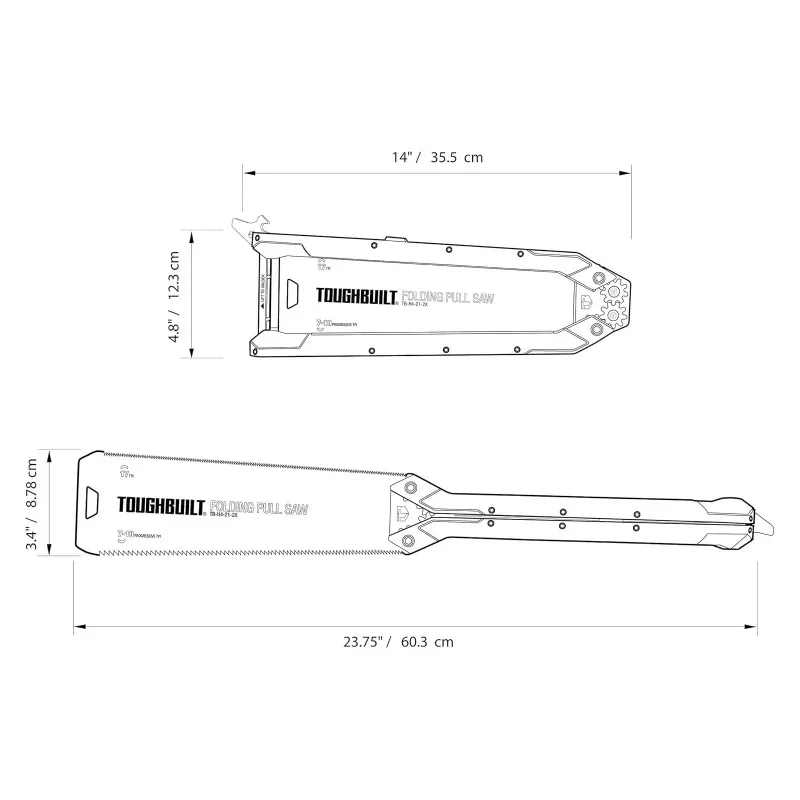 ToughBuilt TB-H4-21-2X Folding Pull Saw Hand Tools Accessories