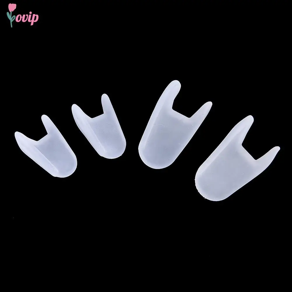 1Pair Gel Toe Separator Foot Care Tool Silicone Big Toe Bunion Straightener Valgus Hallux Bunion Protector Corrector Alignment