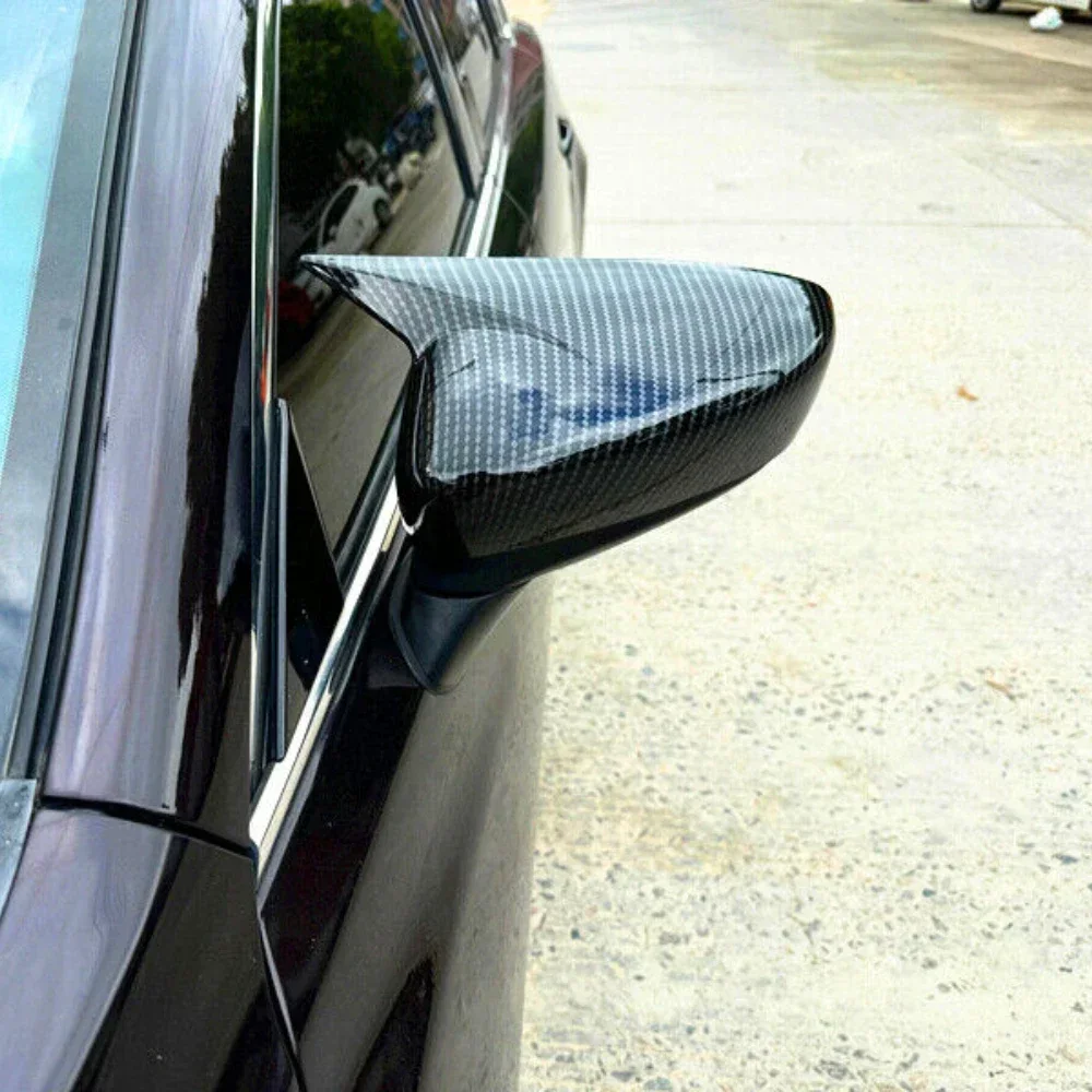 For Mazda 6 Atenza 2014 2015 2016 2017 Car Rearview Side Mirror Cover Wing Cap Exterior Door Housing Shell Trim ABS Carbon/Black