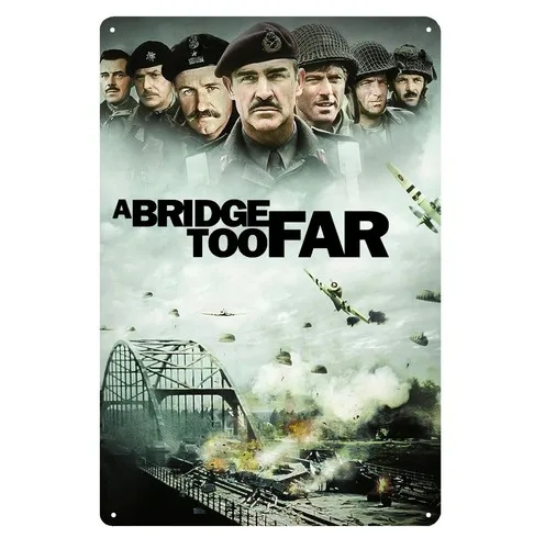 A Bridge Too Far Sean Connery Film-Metallposter Blechschild - Plakette