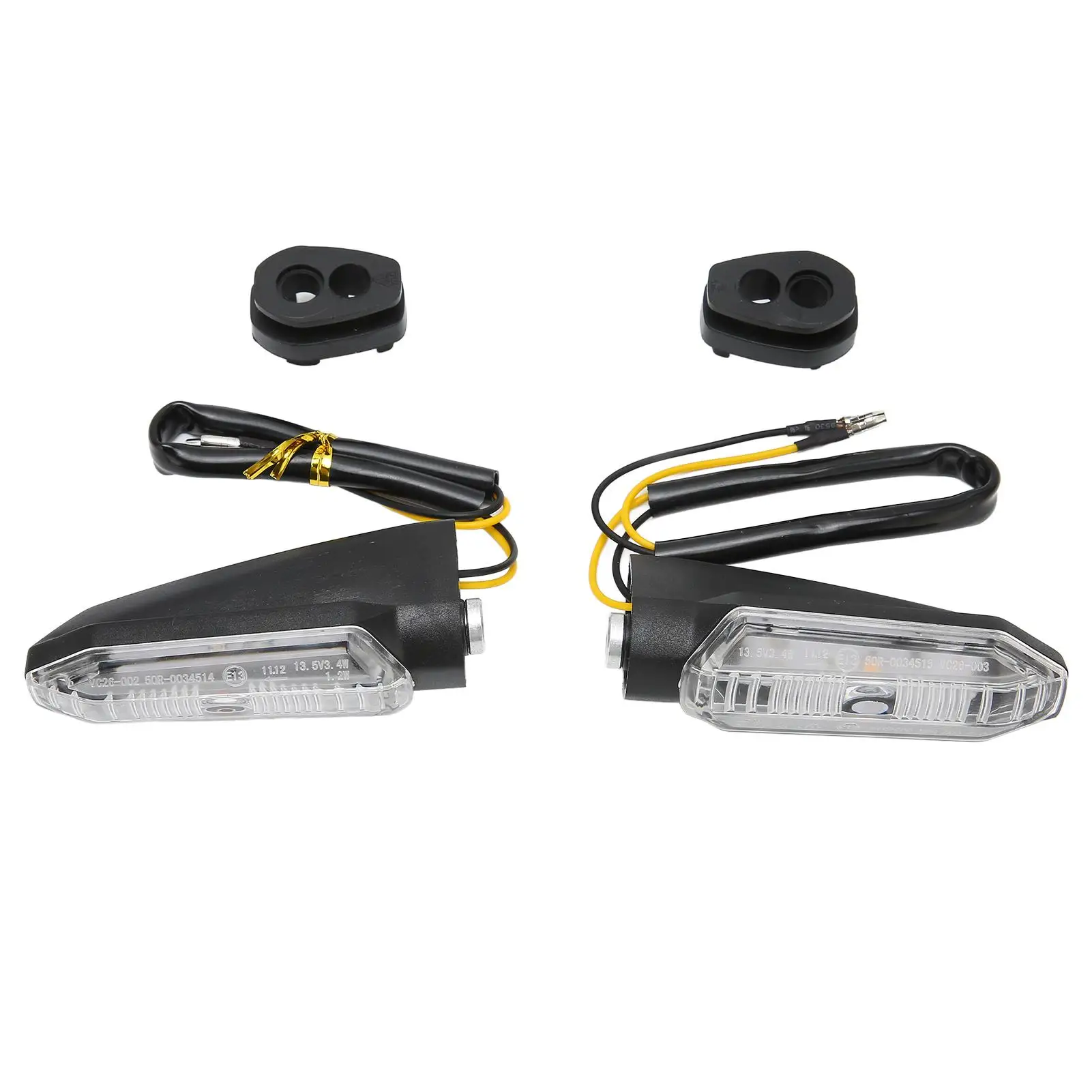 

Motorcycle Turn Signal Lights Motorbike Blinkers Warm Yellow for crf 250L 2012-2022