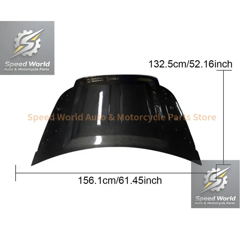 High Quality Dry Carbon Fiber Car Hood Bonnet For Defender 2020-2023