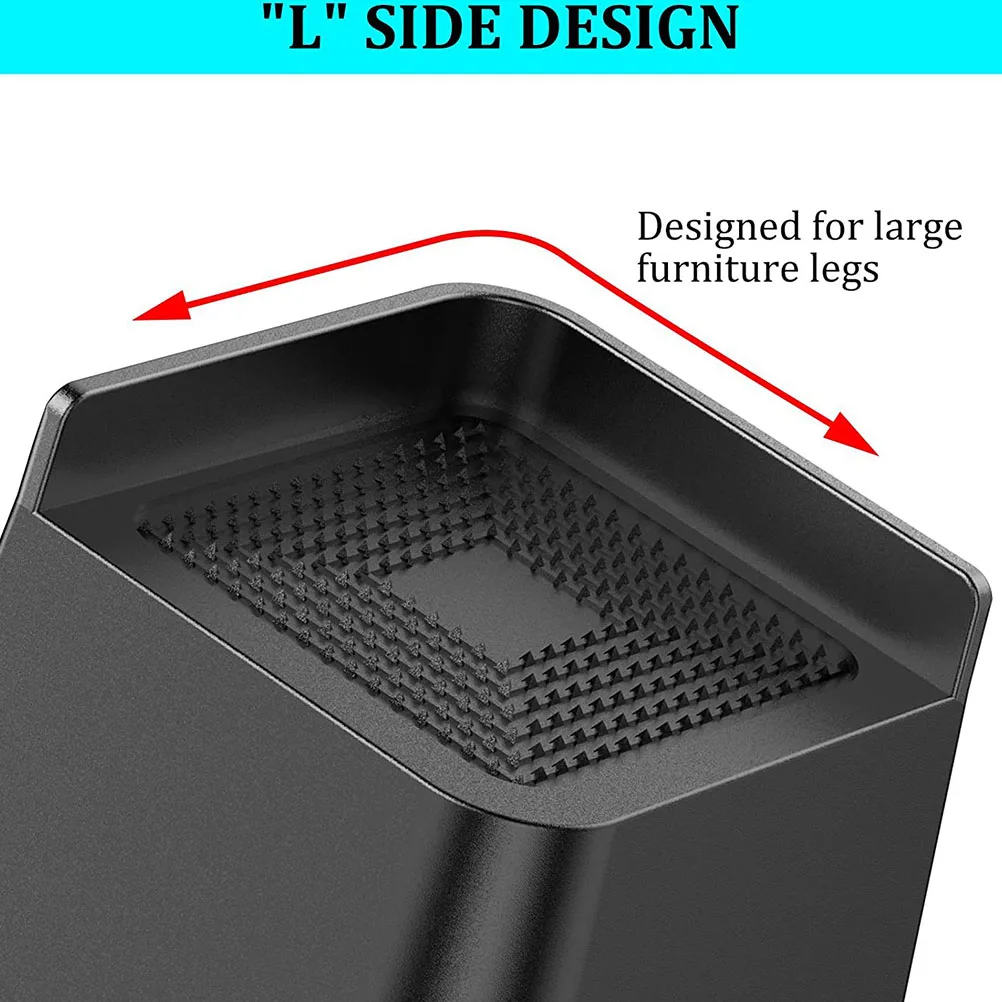 

4pcs Bed Riser Pp Material Heavy Duty Furniture Lifters Sturdy Couch Chair Table Sofa Bed Leg Pads Space Saver Easy Install