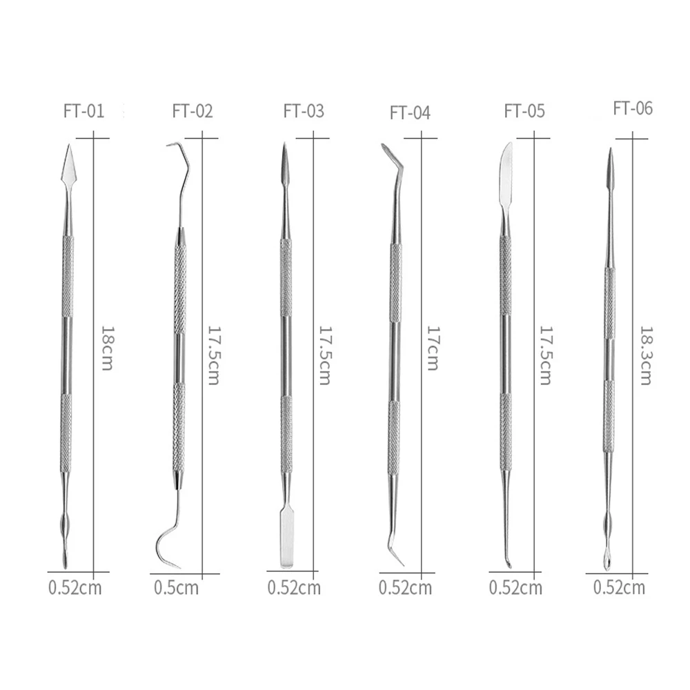 Spatule Dentaire en Ciment, Couteau Assad, Sculpture d\'Alginate de Marijuana, Outils de Dentiste de Laboratoire à Double Extrémité, Premium