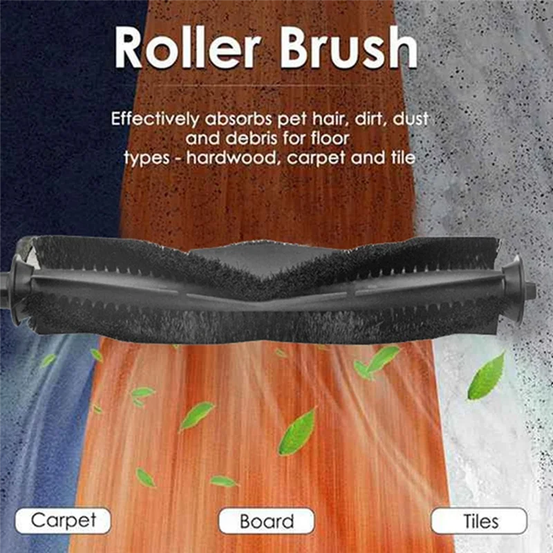 

A22F-Roller Brush Main Brush Cover For Honiture Q6 Airrobo T10 Laresar L6 Pro Vacuum Cleaner Spare Parts