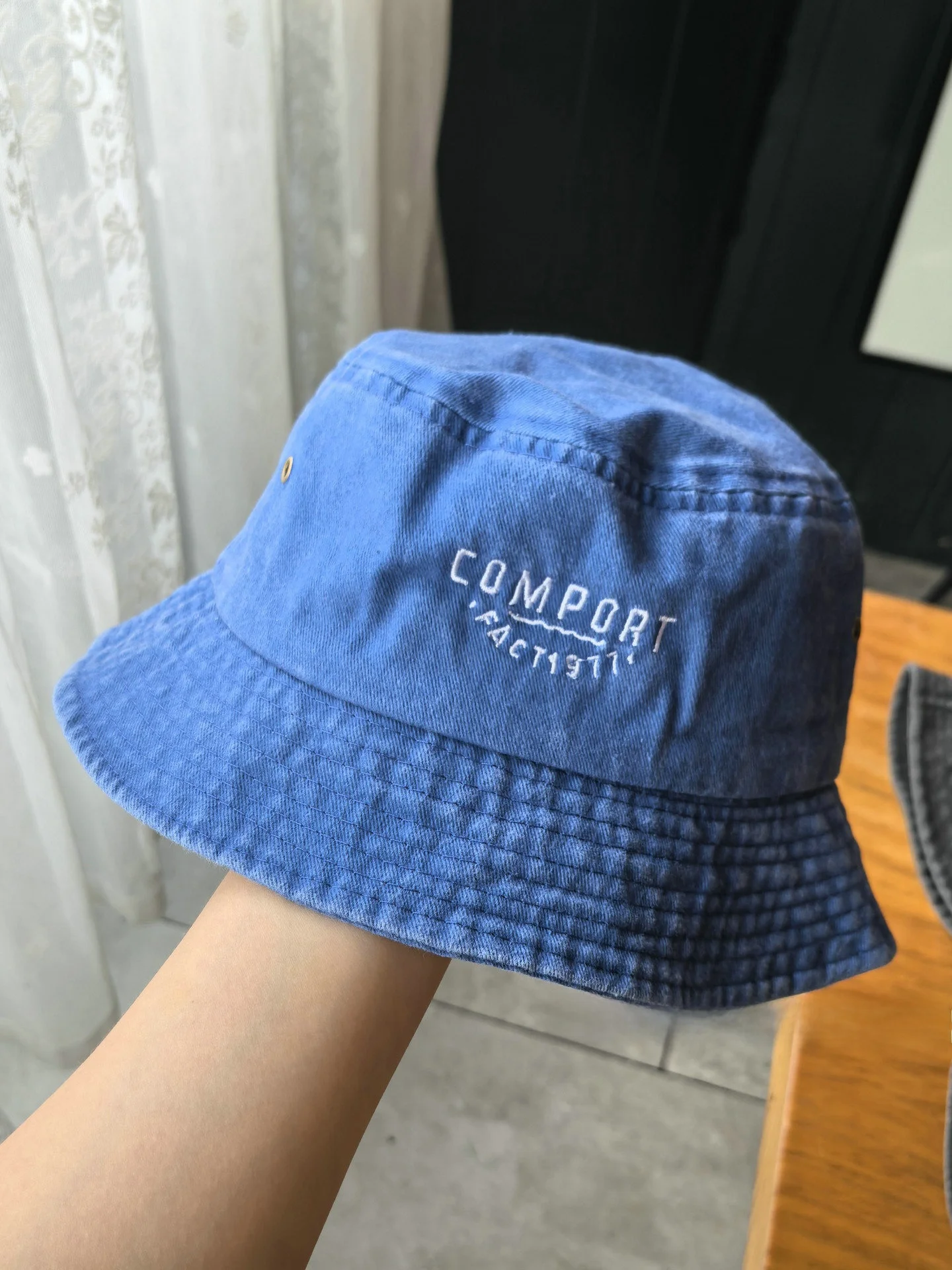 bone-de-pesca-unissex-em-algodao-lavado-com-letras-bordadas-casual-protecao-solar-chapeu-bucket-com-aba-macia