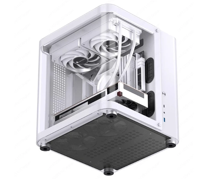 TK-1  Ver M-ATX Chassis Seaview Room Aluminum Starship Cabin Fish Back Plug Water Cooling PC Game Computer