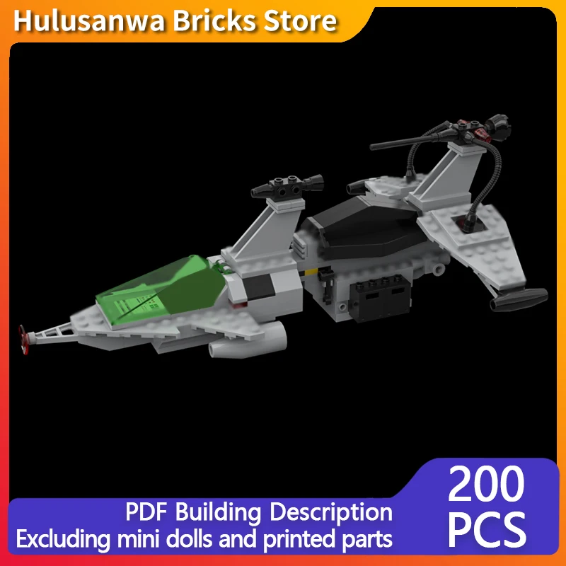 

Classic Vehicle Spaceship Model MOC Building Bricks War Equipment Modular Technology Gifts Holiday Assemble Children Toys Suit