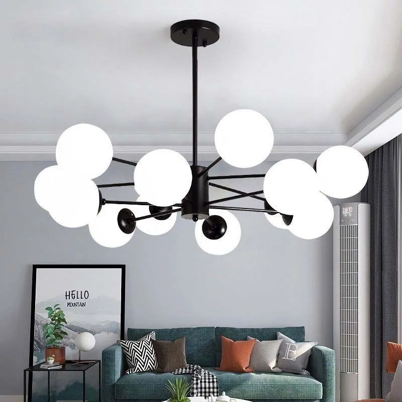 

Magic bean chandelier Nordic living room chandelier creative simplicity modern bedroom lights personalized dining room lights