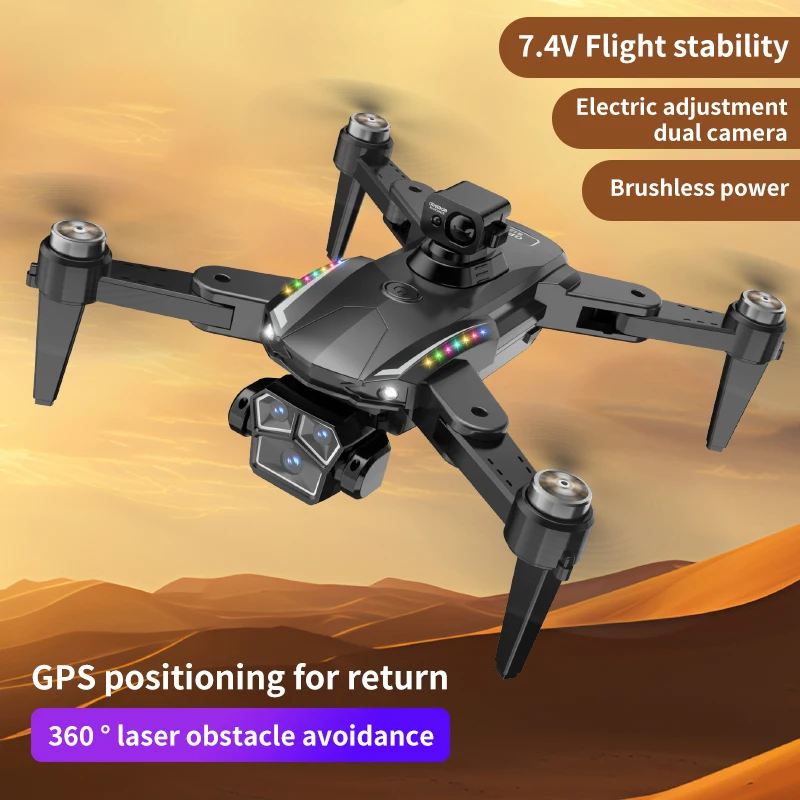 

GPS 8K Drone RC Professional FPV Dron with 4K Dual Camera RC Quadcopter Obstacle Avoidance Helicopter Aerial Photography Toys
