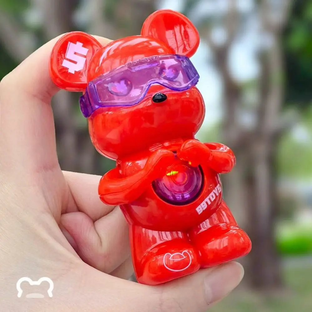 Confession Bear Flash Sound Toys Talking Happy New Year Heart Bear Flash Model Kawaii Anime Bear Sound Heart Led Toy