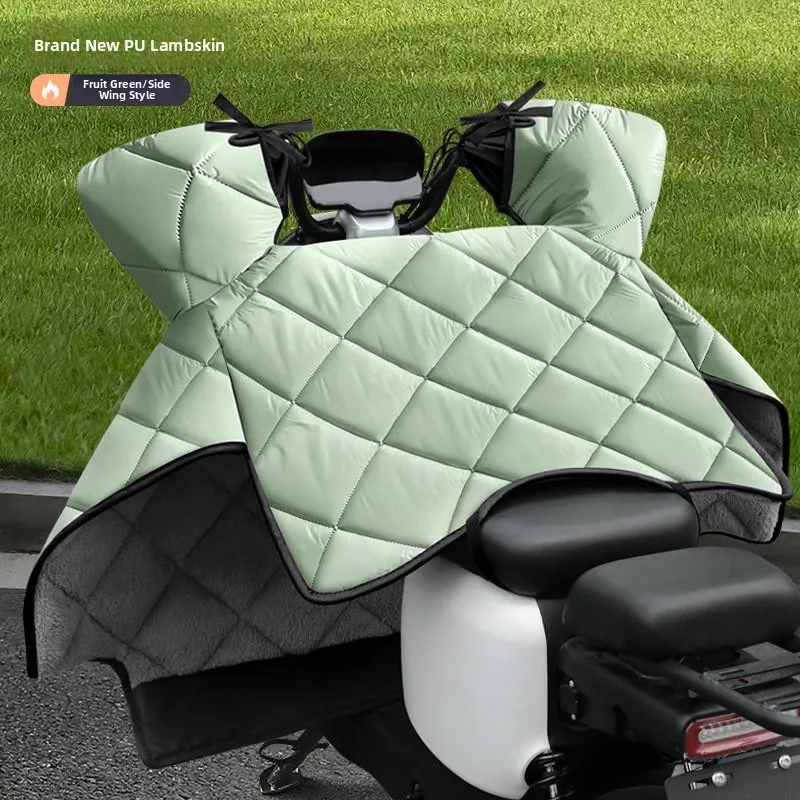 

Waterproof Warmth Vehicle Windproof PU Leather eepskin Wihield Cover for Winter Cold Proof Home Use