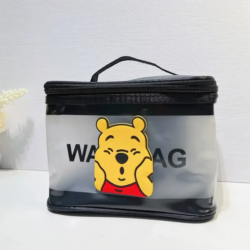 

Disney Portable Frosted Makeup Bag for Women Girl Waterproof Mickey Mouse Toiletry Cosmetic Bag Large Capacity