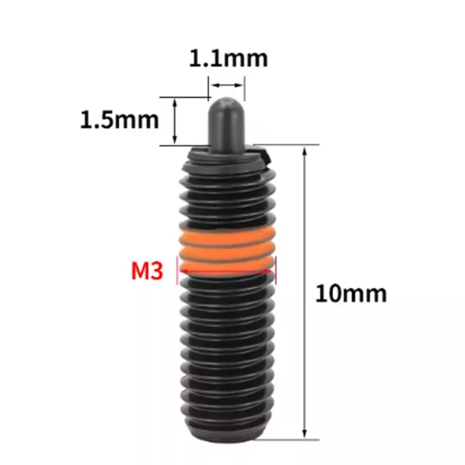 스프링 플런저 헤비듀티 PJH 텔레스코픽 스프링 포지셔닝 락 핀 탑 소재 안전핀 스프링 탑 와이어 PJL/PJX