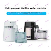 Stainless steel electric distillation purifier kettle  pure water distiller 4L dental distilled water machine filter