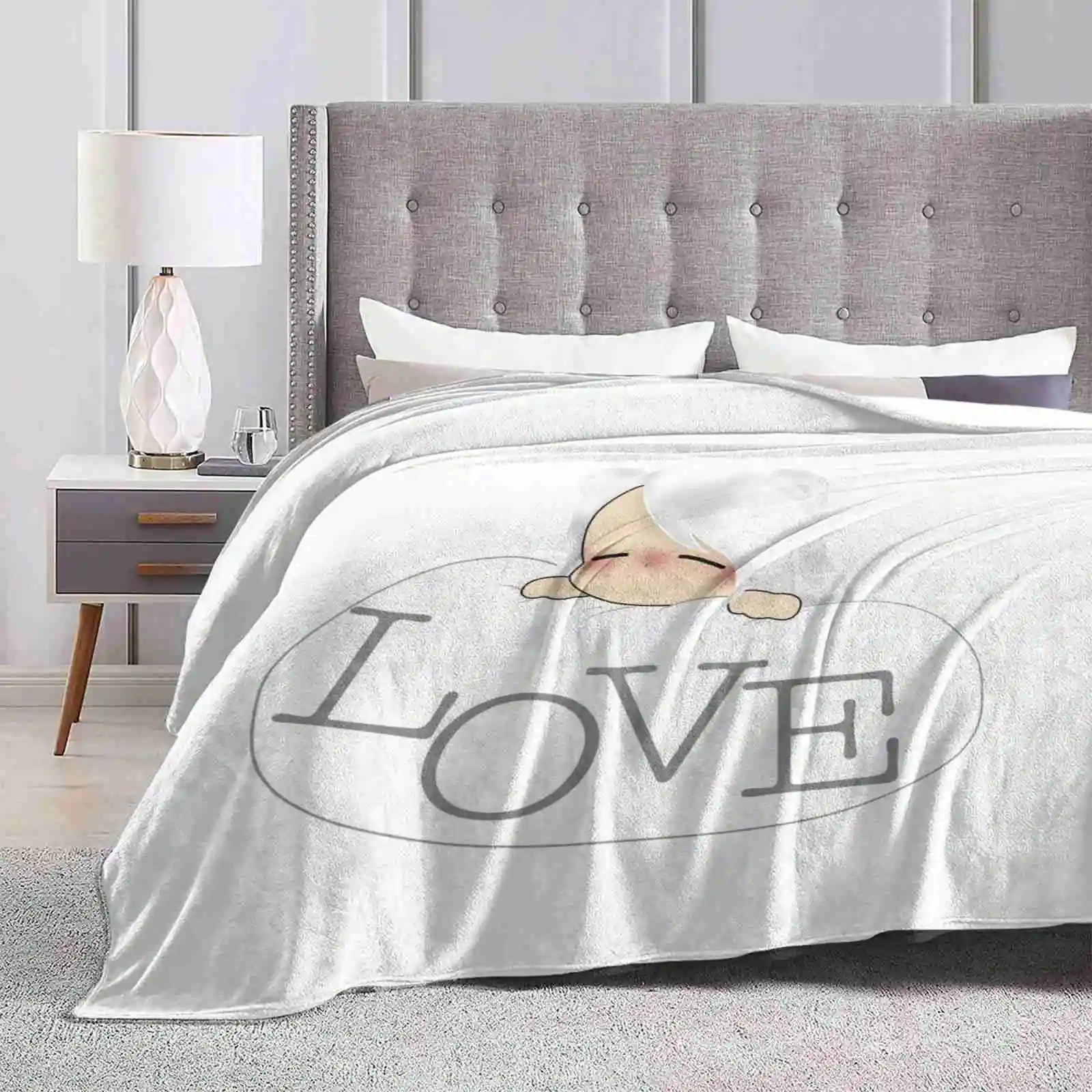 Love & Pup Top Quality Comfortable Bed Sofa Soft Blanket Cute Puppy Kidsclothes Digitalart Oc Phonecase Lilpup