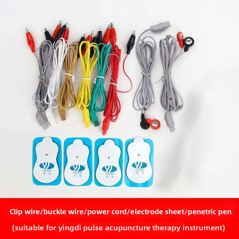 6pcs/lot Therapy cable parts for Yingdi KWD-808I KWD808 I KWD-808 I KWD 808 I KWD808-I nerve muscle stimulator Machine