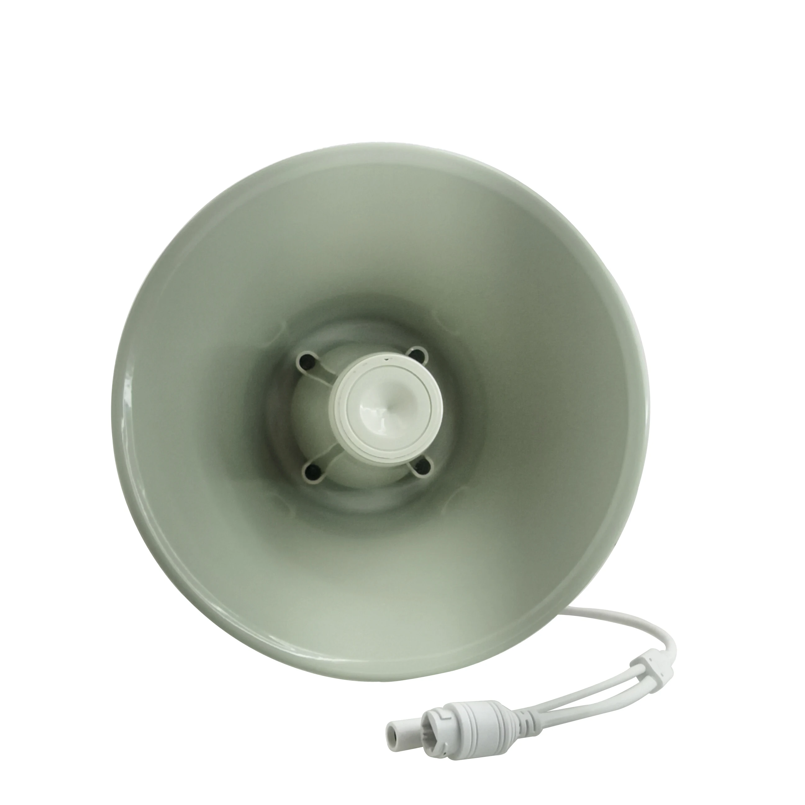 Speaker IP ONVIF SIP RTSP Multicast Supports NVR Integration 30W POE Loudspeaker Built-in Microphone Support Alarm Input