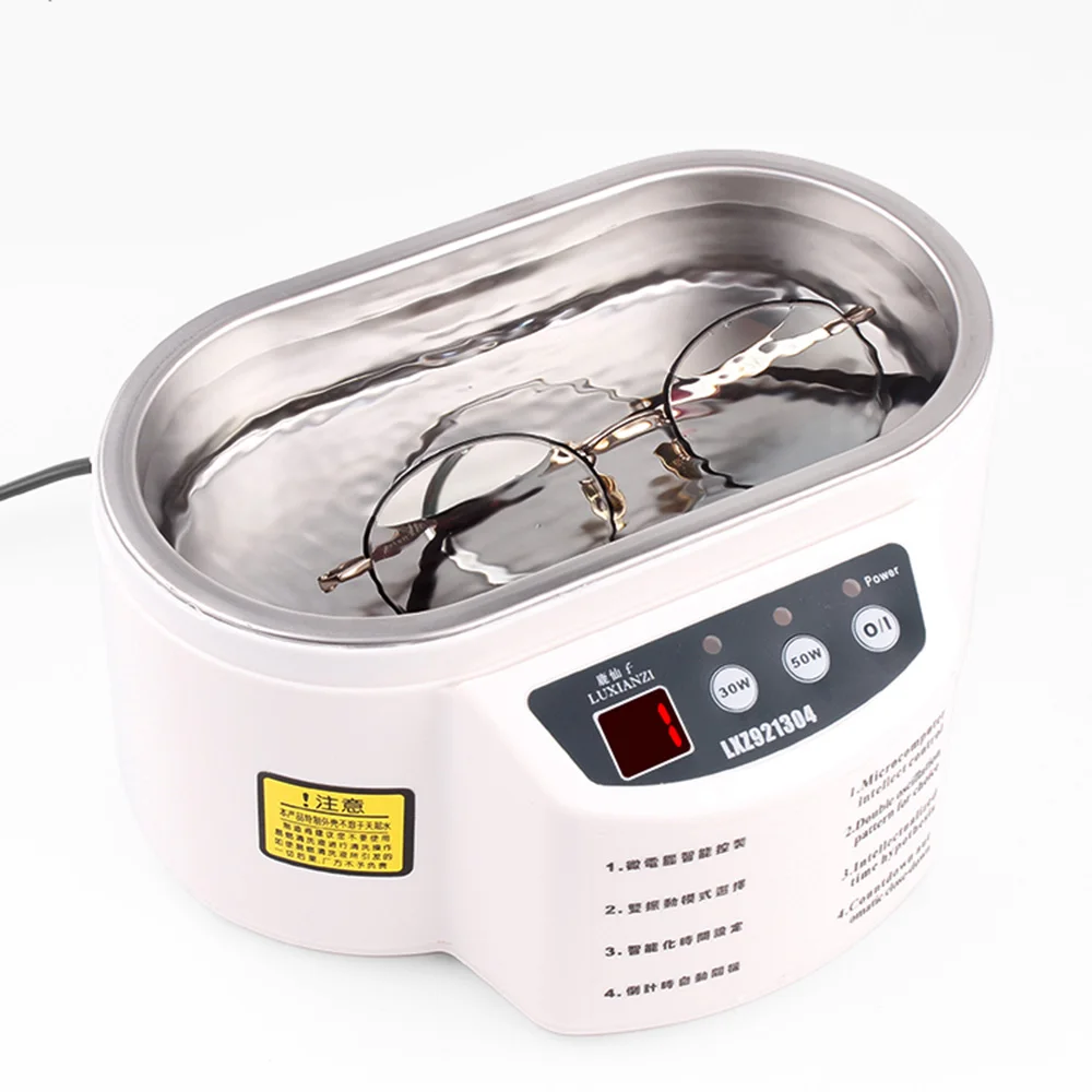 Ultrasonic Cleaner 30/50W Sonicator Bath 40Khz Degas for Watches Contact Lens Glasses Denture Teeth Electric Circuit Board