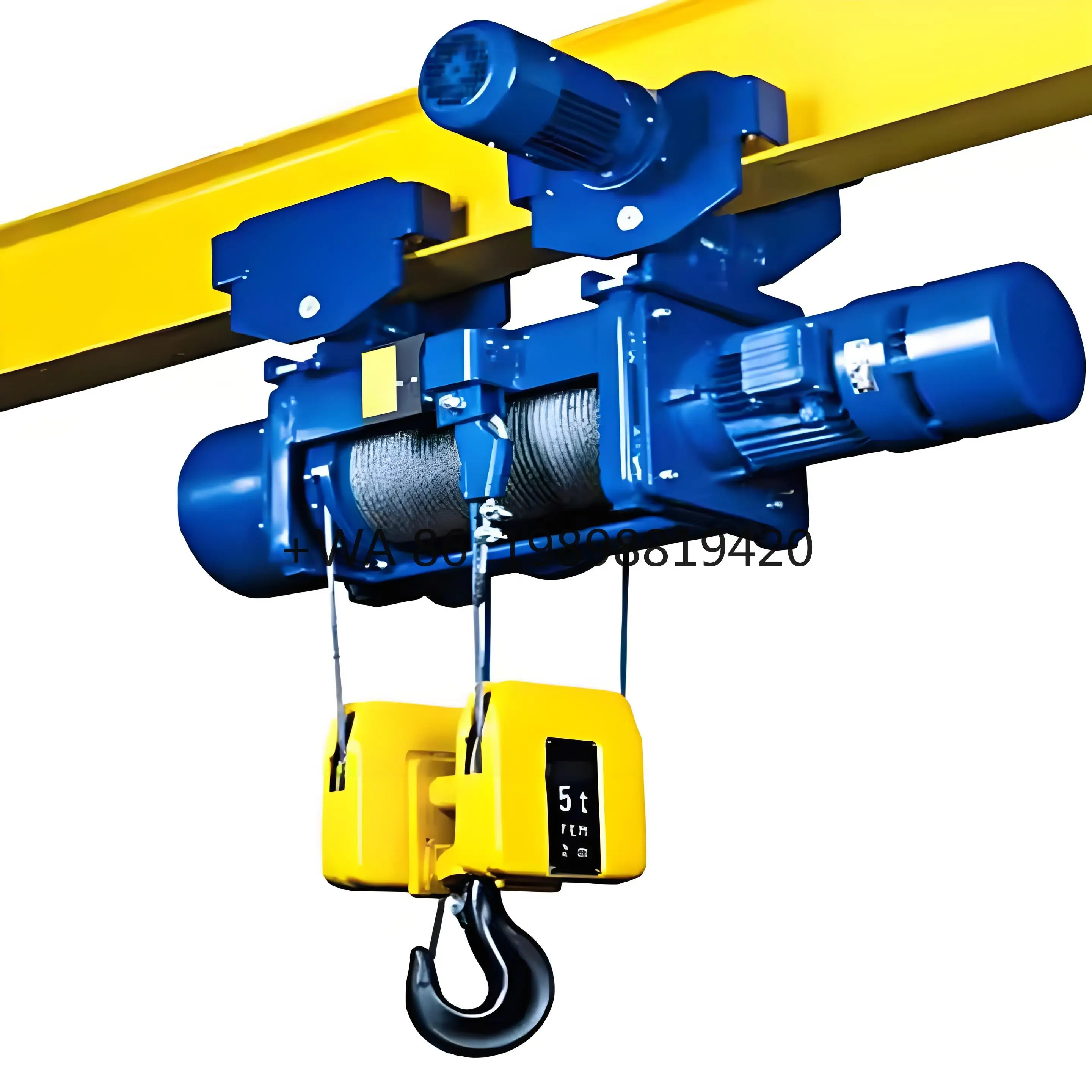 

Mini Electric Wire Rope Motor Hoist Crane 15Ton
