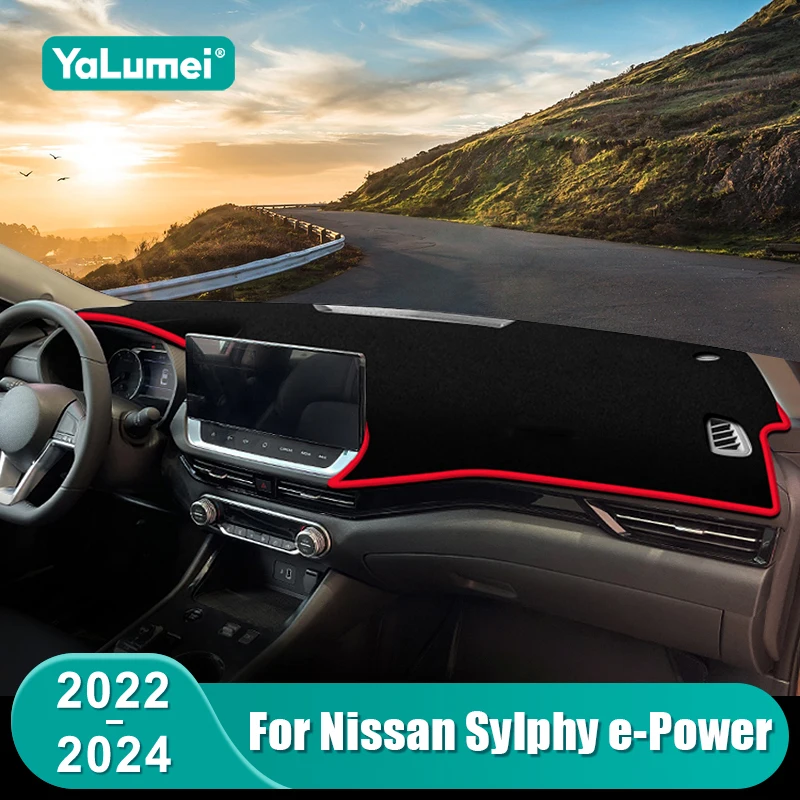For Nissan Sylphy Sentra E-power 2022 2023 2024 Car Dashboard Sun Shade Cover Instrument Desk Non-slip Mat Accessories